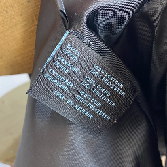 Nine West 90’s Y2K Vintage Classic Buttery Soft Leather Jacket M Brass Button - Picture 9 of 13